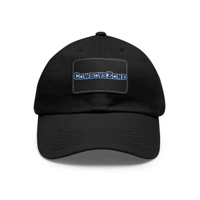 CowboysZone Leather Patch Hat
